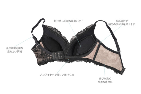 ノンワイヤーブラ 盛れる